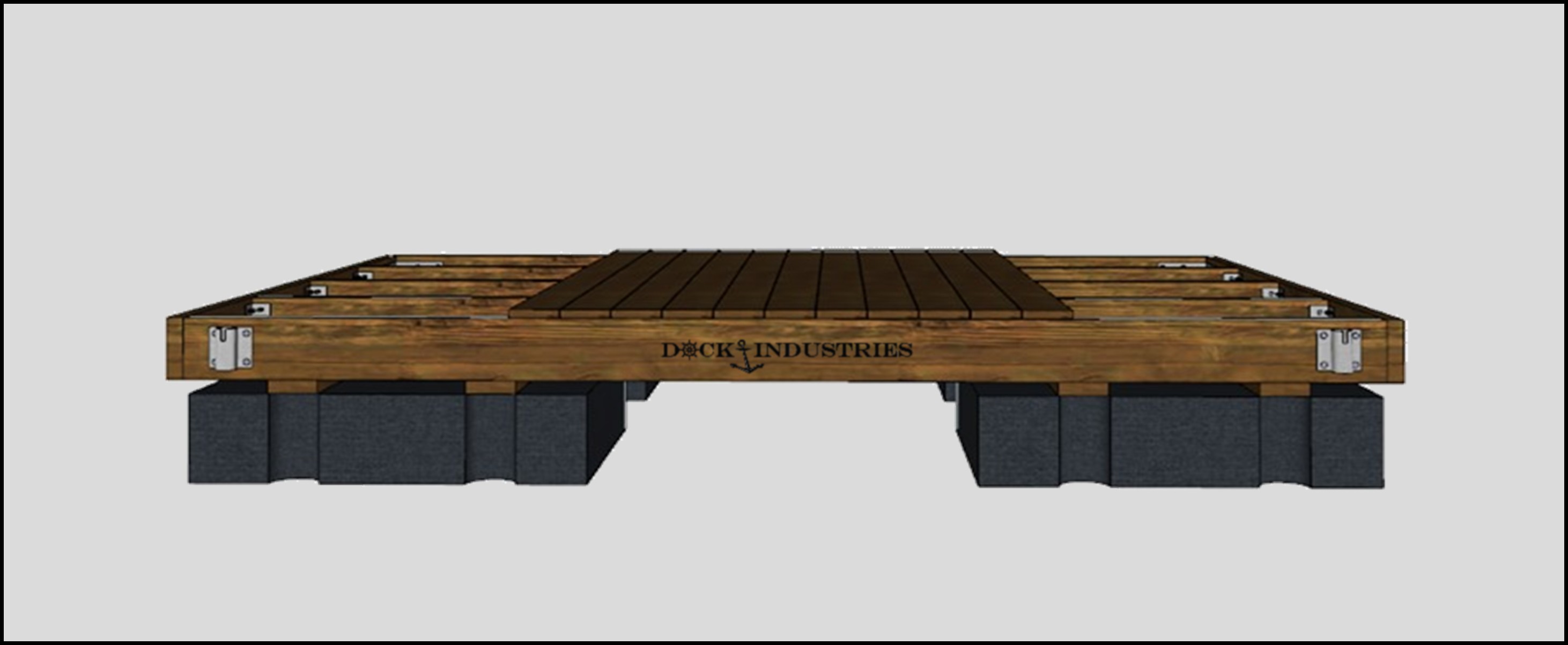 Heavy Duty dock kit 8'x12' - For posts
