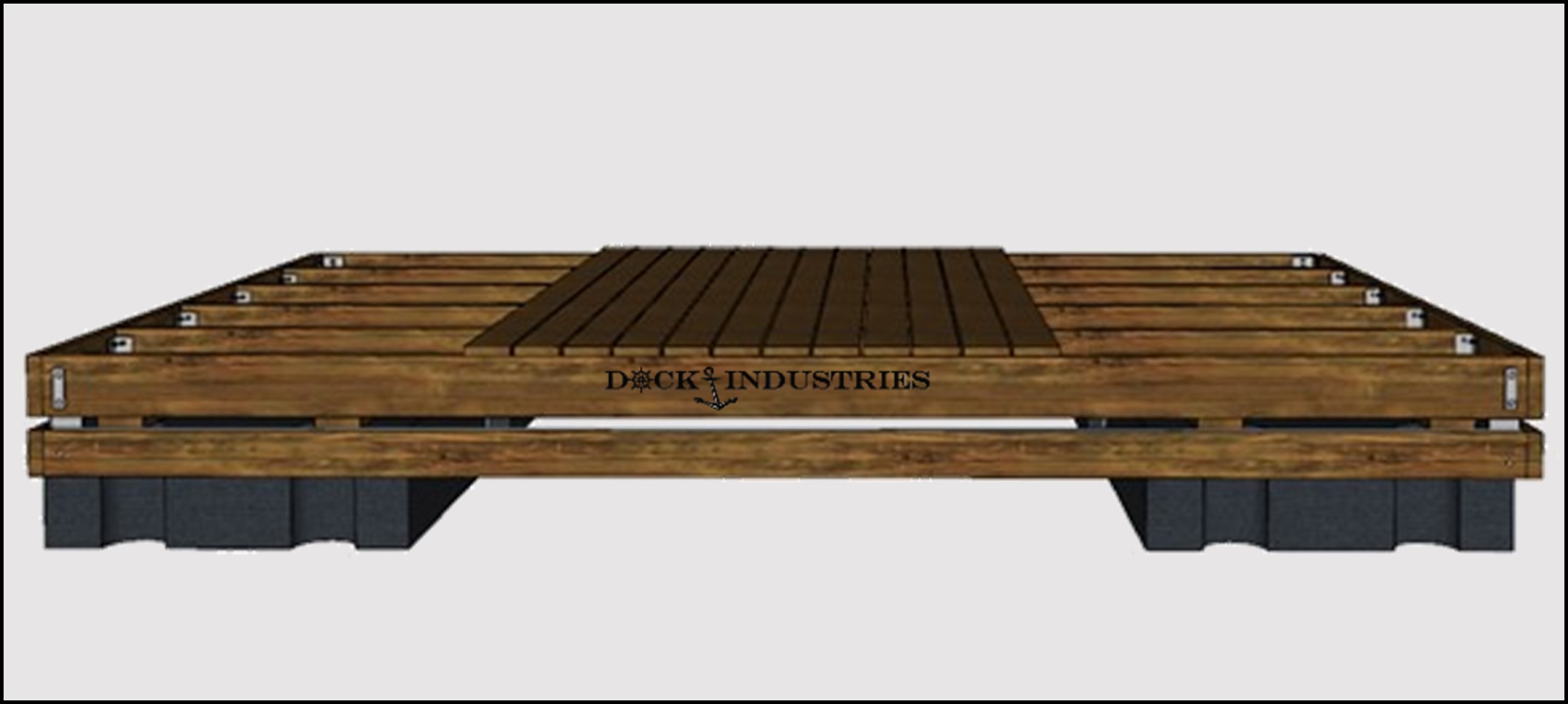 Commercial dock kit 10'x16' - Unanchored