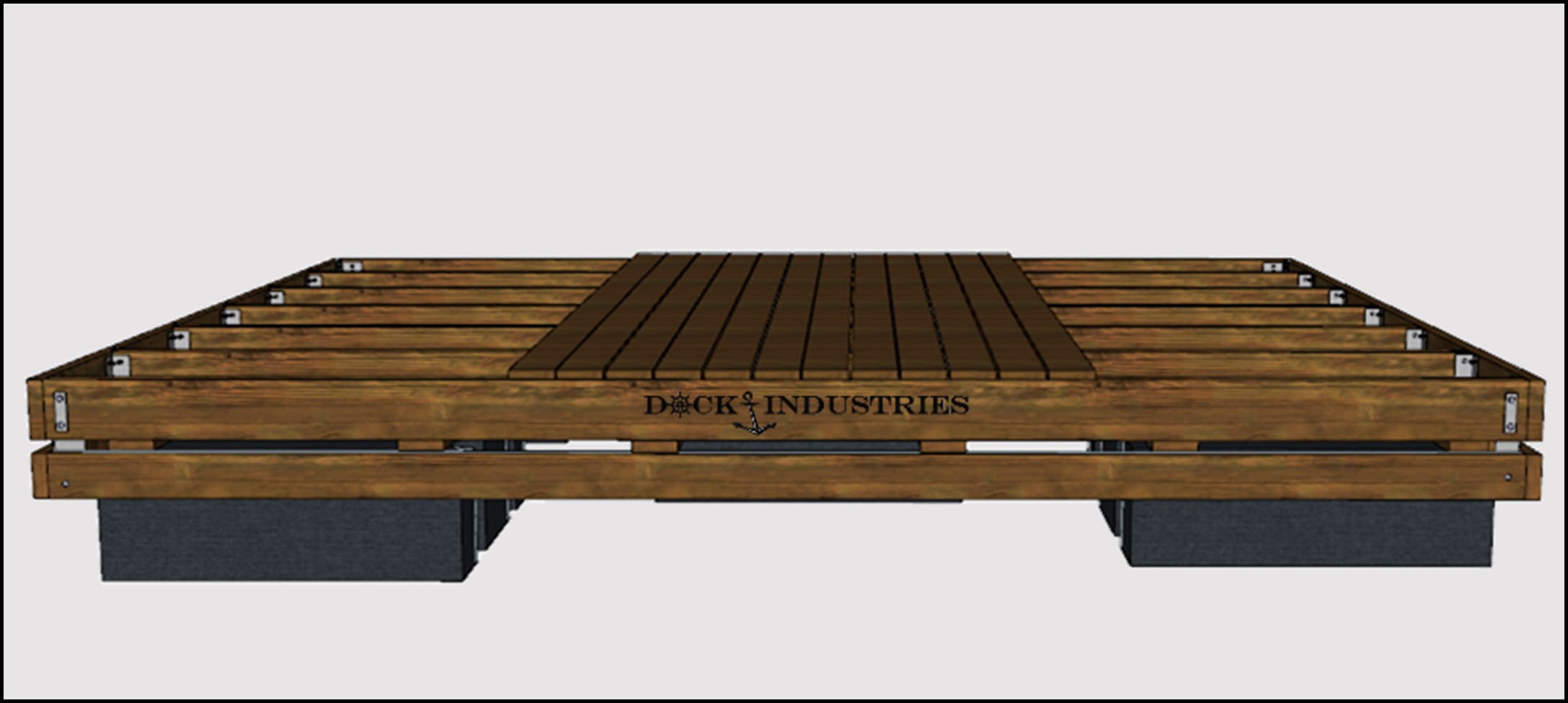 Commercial dock kit 12'x16' - Unanchored