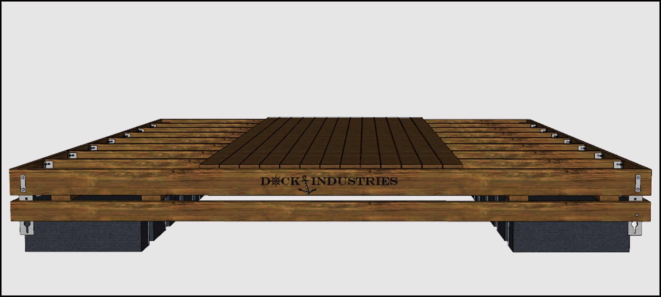 Commercial dock kit 16'x16'