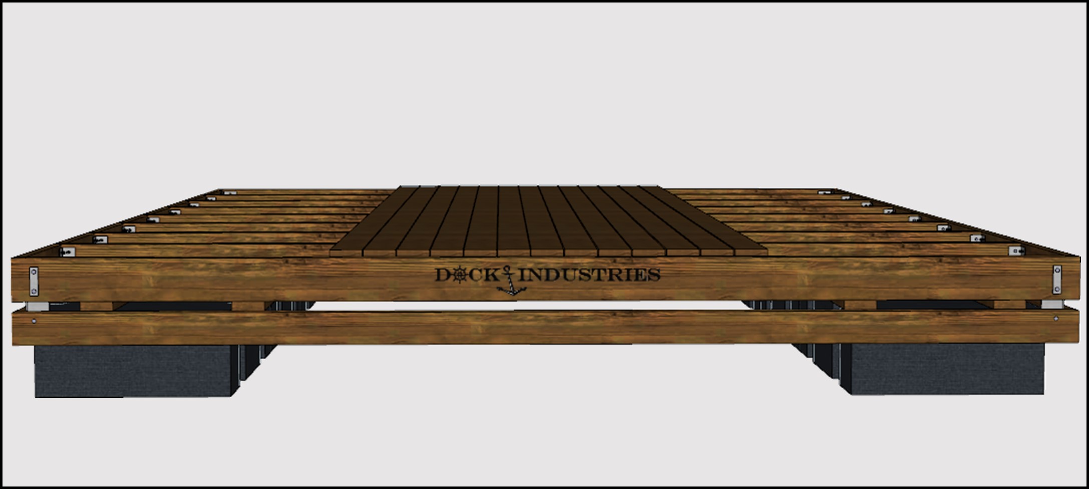 Commercial dock kit 16'x16' - Unanchored