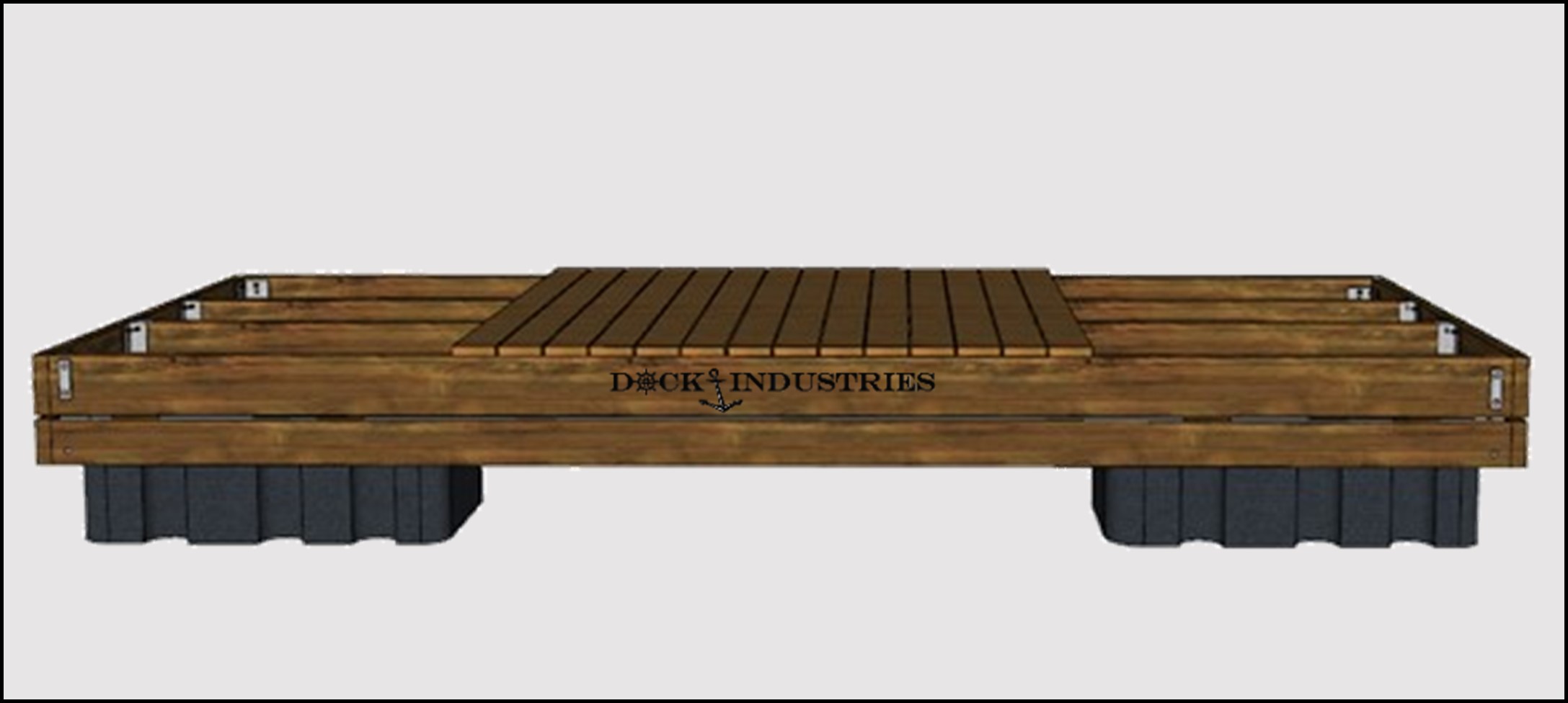 Commercial dock kit 6'x16' - Unanchored