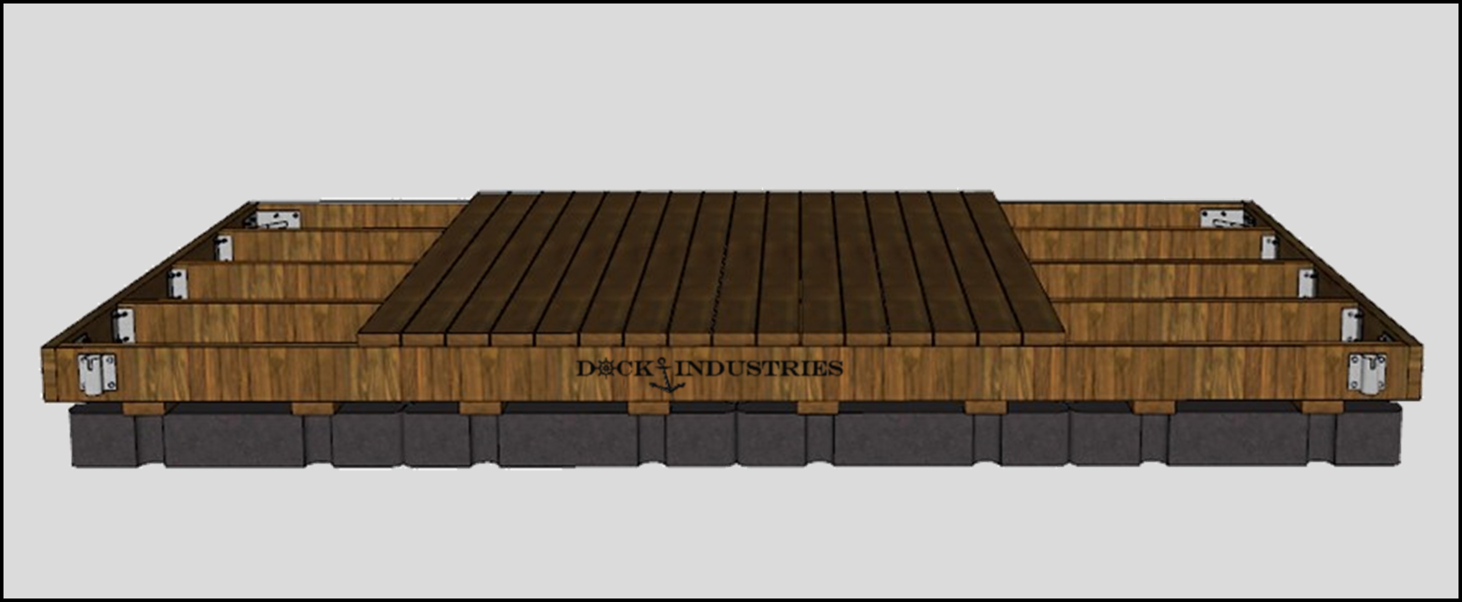 Heavy Duty dock kit 8'x16' - For posts