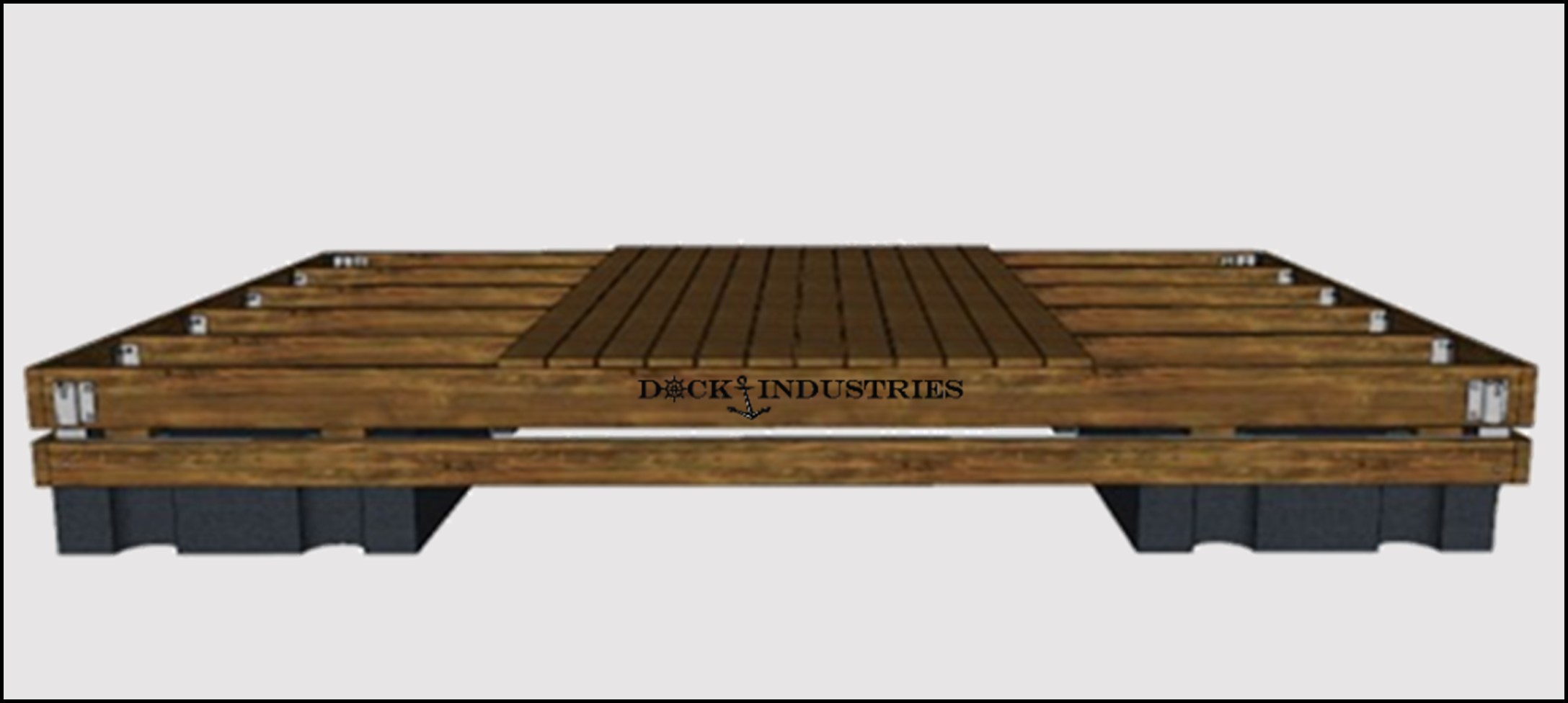 Commercial dock kit 10'x16' - For posts