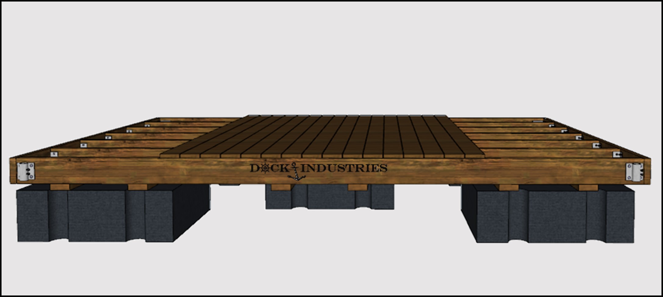 Residential dock kit 12'x16' - For posts
