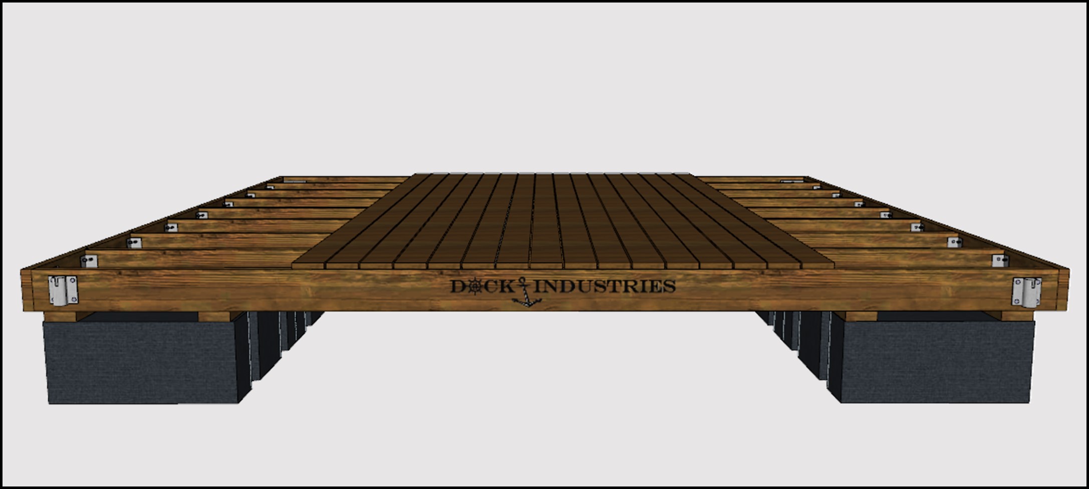 Heavy Duty dock kit 16'x16' - For posts