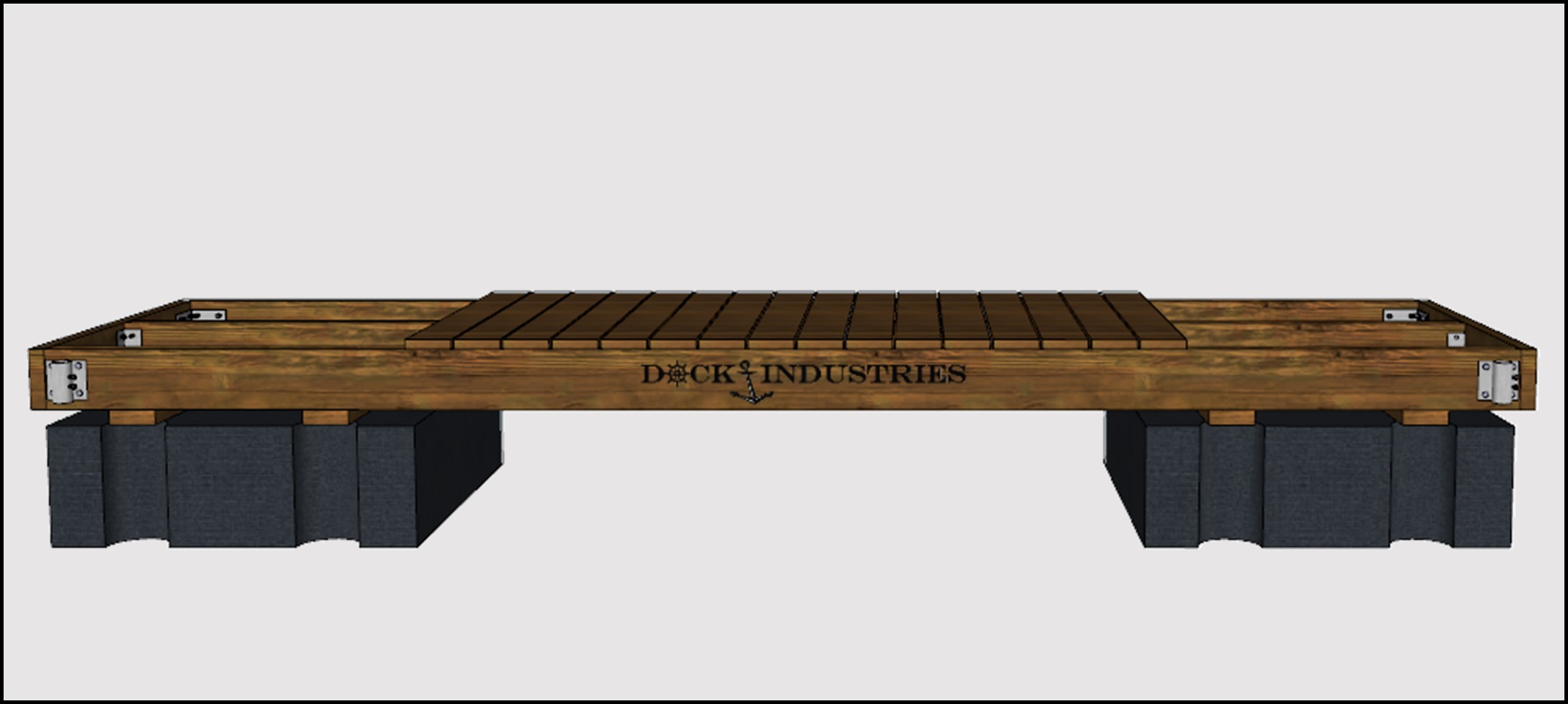 Residential dock kit 4'x16' - For posts