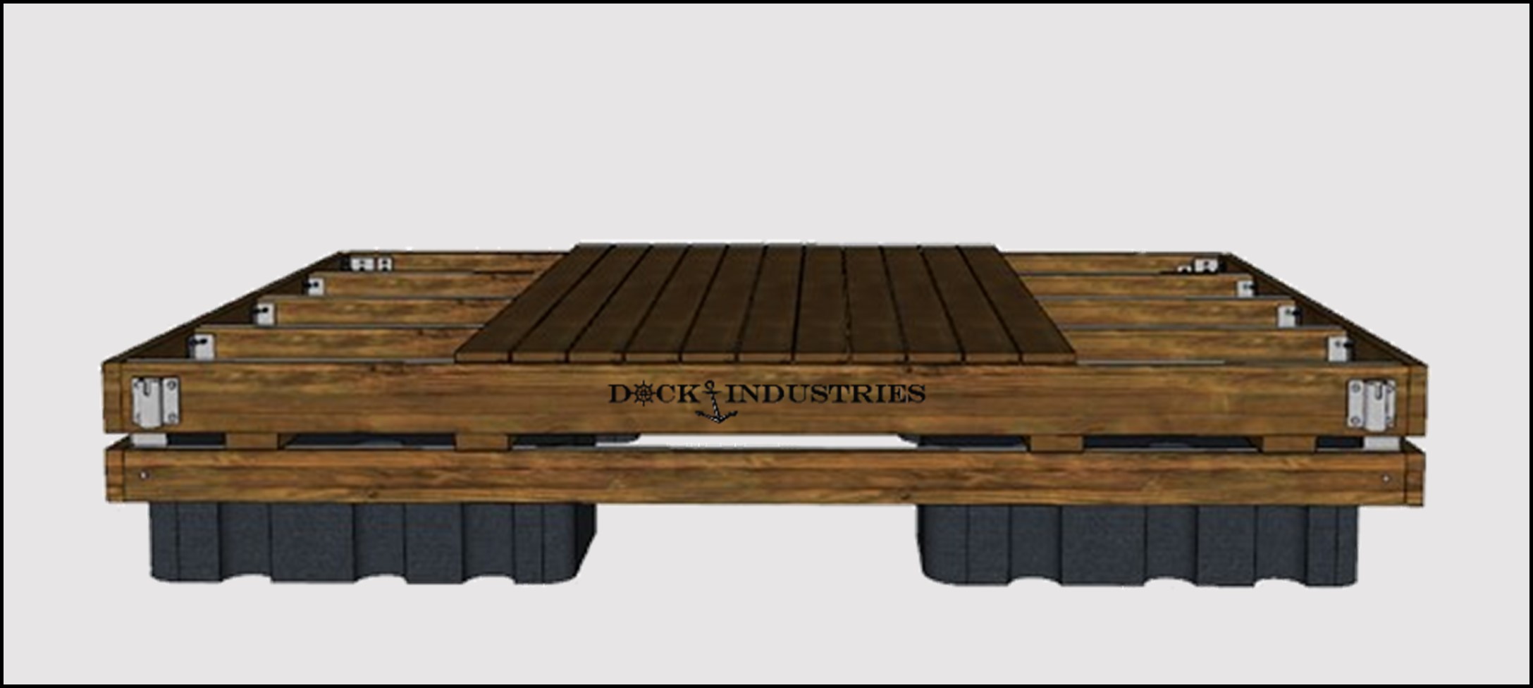 Commercial dock kit 8'x12' - For posts