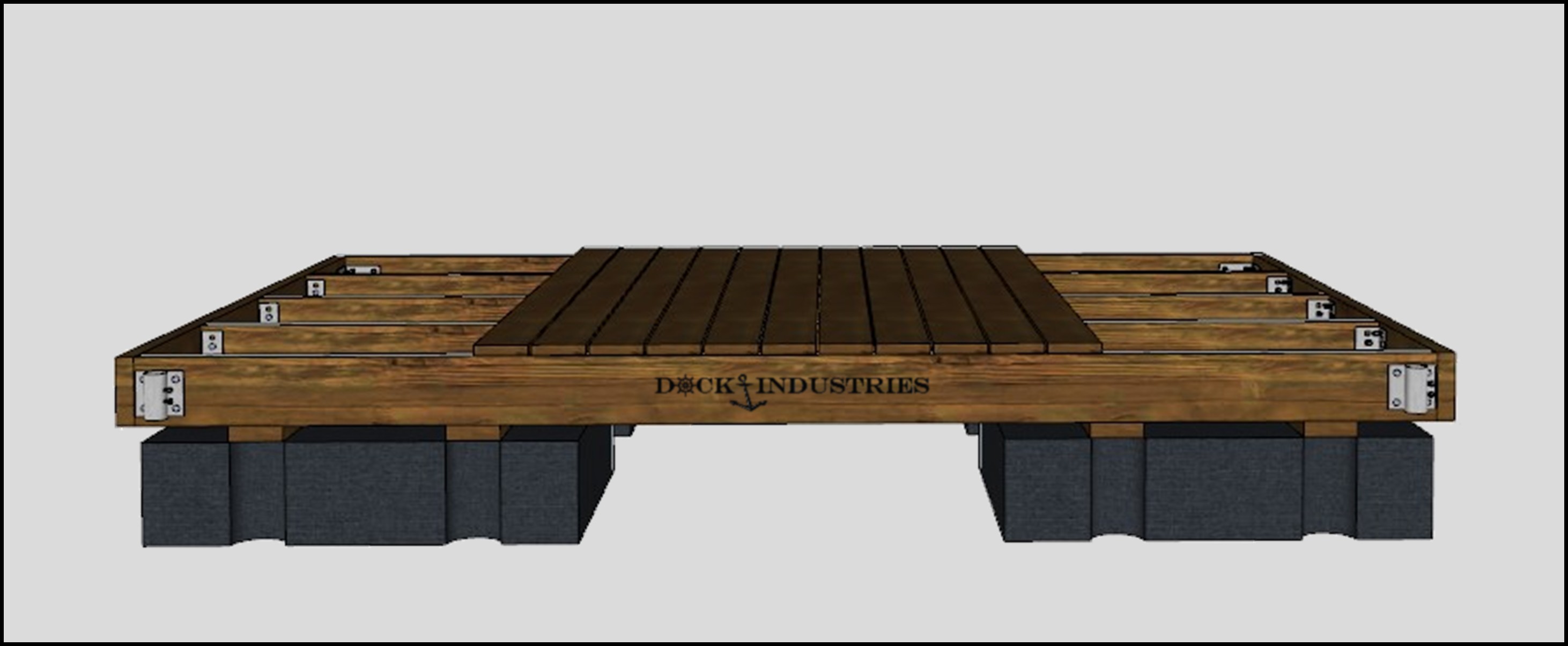 Residential dock kit 8'x12' - For posts