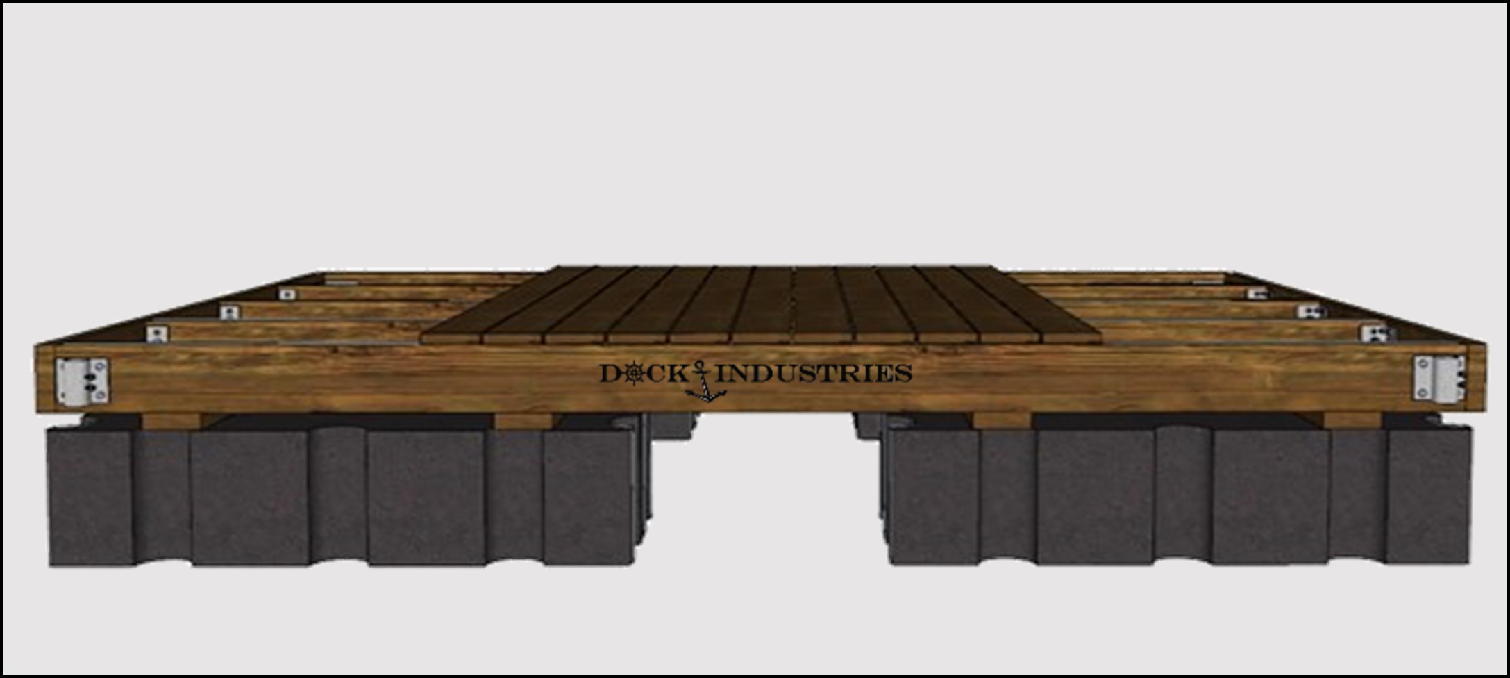 Residential dock kit 8'x12' - For posts