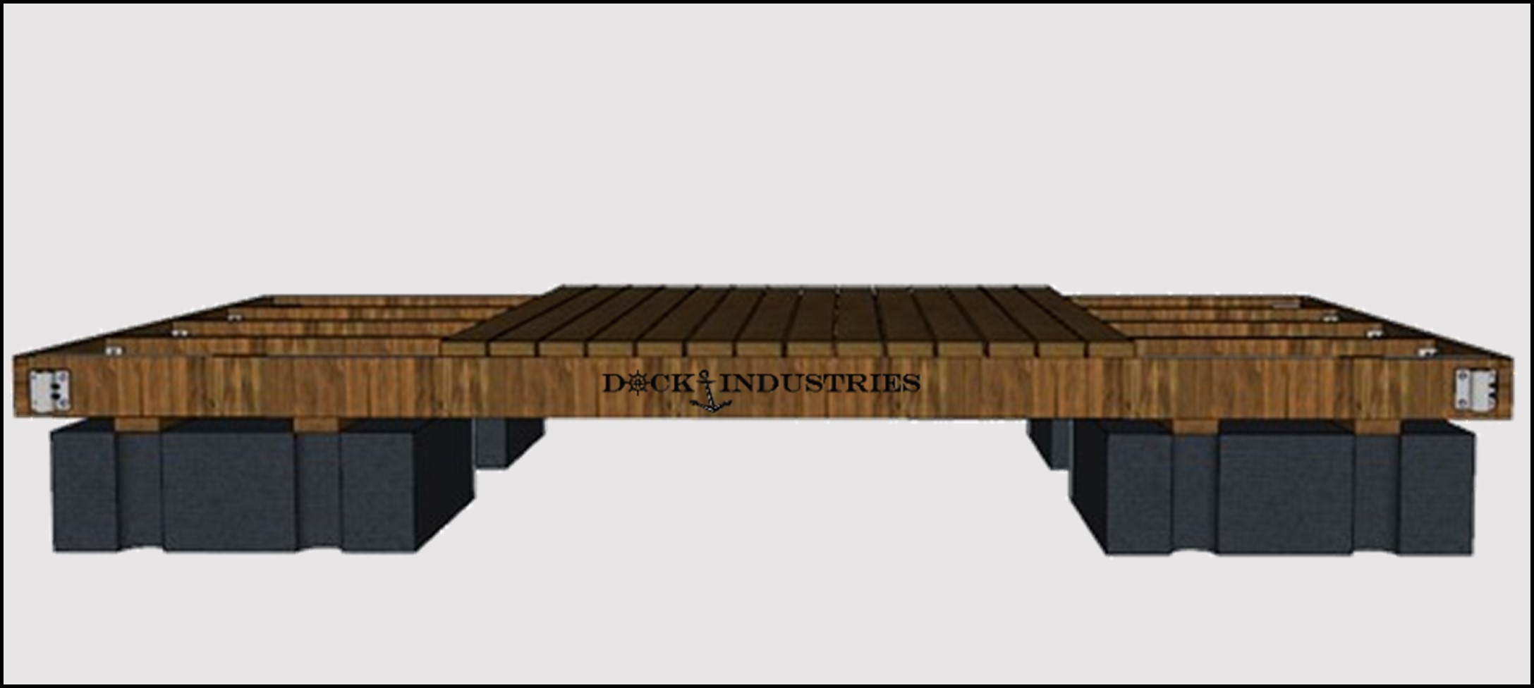 Residential dock kit 8'x16' - For posts