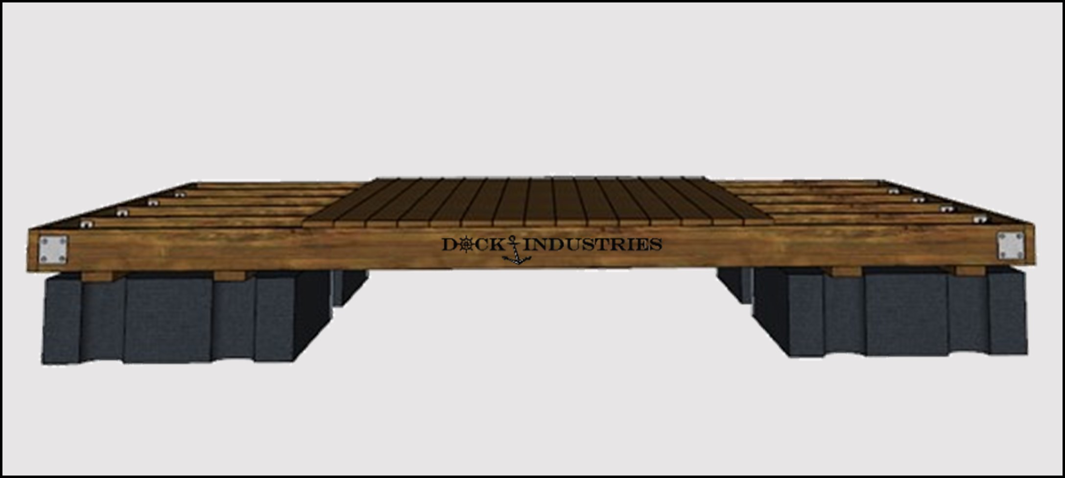 Residential dock kit 10'x16' - Unanchored