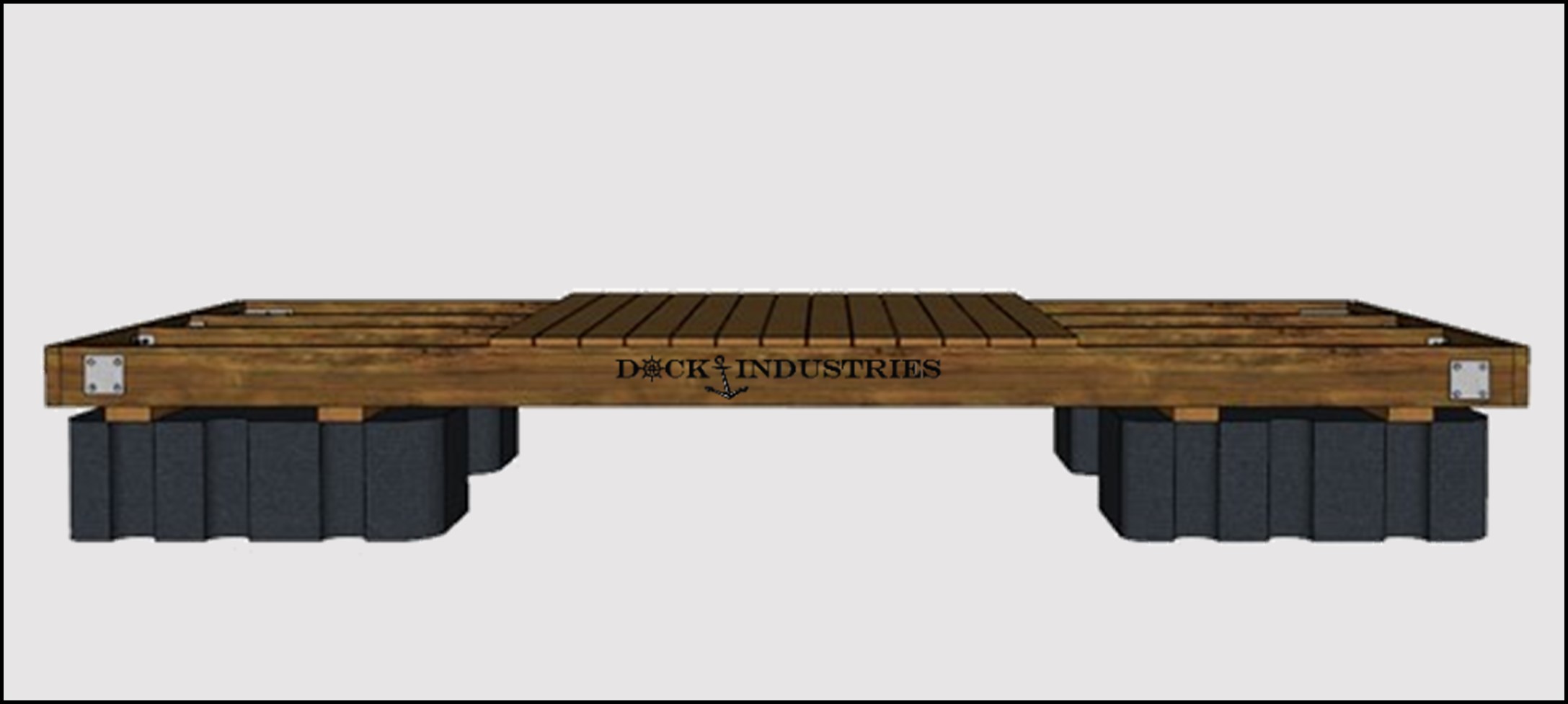 Heavy Duty dock kit 6'x16' - Unanchored