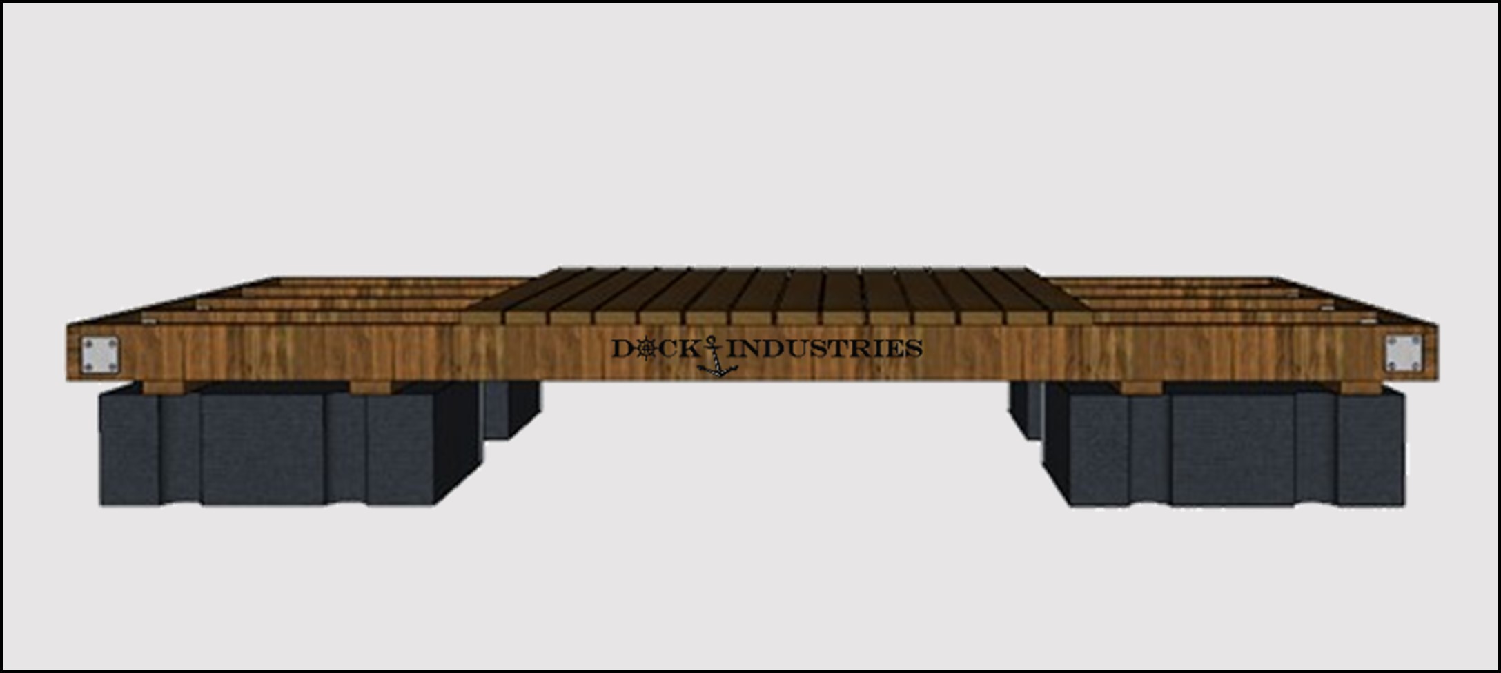 Residential dock kit 8'x16' - Unanchored